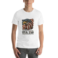 Thumbnail for Pure Cotton Short Sleeved T-shirt For Men & Women - Celebrating 250 Years of America’s Spirit