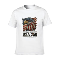 Thumbnail for Pure Cotton Short Sleeved T-shirt For Men & Women - Celebrating 250 Years of America’s Spirit