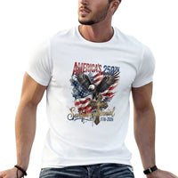 Thumbnail for Pure Cotton Short Sleeved T-shirt For Men & Women - 250 Years of Freedom, Unity, and Pride