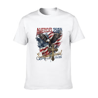 Thumbnail for Pure Cotton Short Sleeved T-shirt For Men & Women - 250 Years of Freedom, Unity, and Pride
