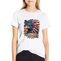 Thumbnail for Pure Cotton Short Sleeved T-shirt For Men & Women - America 250th: Stronger Together