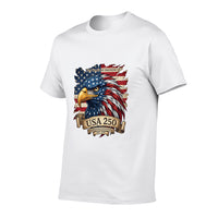 Thumbnail for Pure Cotton Short Sleeved T-shirt For Men & Women - America 250th: Stronger Together