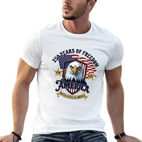 Thumbnail for Pure Cotton Short Sleeved T-shirt For Men & Women - America’s 250th: Honoring the Past, Inspiring the Future