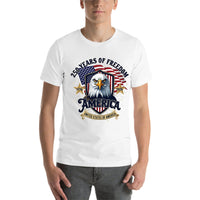 Thumbnail for Pure Cotton Short Sleeved T-shirt For Men & Women - America’s 250th: Honoring the Past, Inspiring the Future