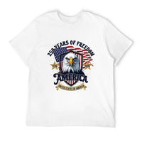Thumbnail for Pure Cotton Short Sleeved T-shirt For Men & Women - America’s 250th: Honoring the Past, Inspiring the Future