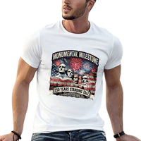 Thumbnail for Pure Cotton Short Sleeved T-shirt For Men & Women - 250 Years of Dreams, One Nation