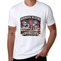 Thumbnail for Pure Cotton Short Sleeved T-shirt For Men & Women - 250 Years of Dreams, One Nation