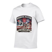 Thumbnail for Pure Cotton Short Sleeved T-shirt For Men & Women - 250 Years of Dreams, One Nation