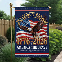 Thumbnail for Garden Flag For Celebrate America 250th Anniversary Double Side - 250 Years of Freedom That Shines Bright