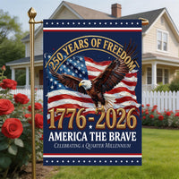 Thumbnail for Garden Flag For Celebrate America 250th Anniversary Double Side - 250 Years of Freedom That Shines Bright