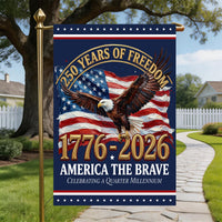 Thumbnail for Garden Flag For Celebrate America 250th Anniversary Double Side - 250 Years of Freedom That Shines Bright