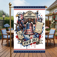 Thumbnail for Garden Flag For Celebrate America 250th Anniversary Double Side - 250 Years of Pride, Side by Side