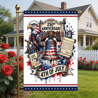 Thumbnail for Garden Flag For Celebrate America 250th Anniversary Double Side - 250 Years of Pride, Side by Side