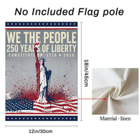 Thumbnail for Garden Flag For Celebrate America 250th Anniversary Double Side - United We Celebrate, 250 Years Great