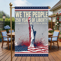 Thumbnail for Garden Flag For Celebrate America 250th Anniversary Double Side - United We Celebrate, 250 Years Great