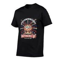 Thumbnail for Pure Cotton Short Sleeved T-shirt For Men & Women - America 250th: Where History Meets Hope