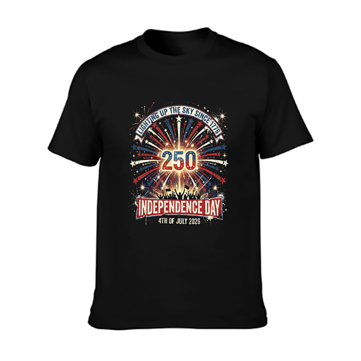 Pure Cotton Short Sleeved T-shirt For Men & Women - America 250th: Where History Meets Hope