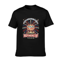 Thumbnail for Pure Cotton Short Sleeved T-shirt For Men & Women - America 250th: Where History Meets Hope