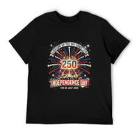 Thumbnail for Pure Cotton Short Sleeved T-shirt For Men & Women - America 250th: Where History Meets Hope