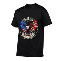 Thumbnail for Pure Cotton Short Sleeved T-shirt For Men & Women - 250 Years of American Greatness