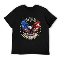Thumbnail for Pure Cotton Short Sleeved T-shirt For Men & Women - 250 Years of American Greatness